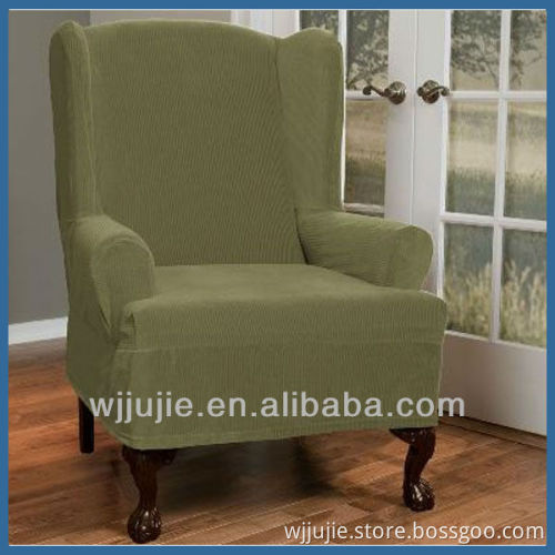 High wing back chairs stretch cover